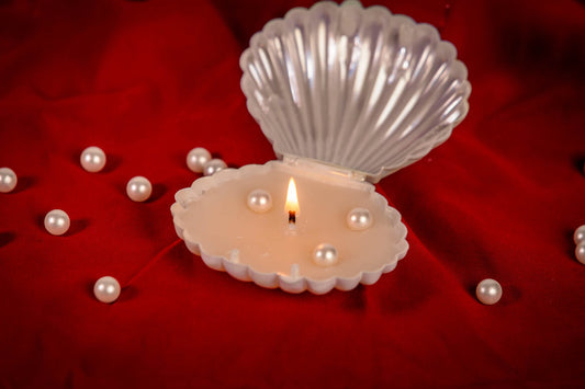Oyster Shell Candle Favors